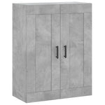 Highboard Concrete Grey 69.5x34x180 cm Engineered Wood 3199885