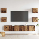 TV Cabinet 6 pcs Brown 200 x 30 x 30 cm Engineered wood 3393456