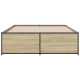 Bed Frame without Mattress Sonoma Oak 135x190 cm Double 3279903