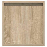ZNTS Wall-Mounted Bedside Cabinets 2 pcs Sonoma Oak 38x34x40 cm 861234