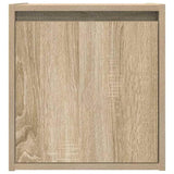 ZNTS Wall-Mounted Bedside Cabinets 2 pcs Sonoma Oak 38x34x40 cm 861234