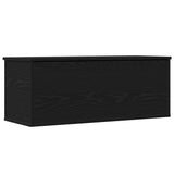 Storage Box Black Oak 90 x 35 x 35 cm Engineered Wood 868713