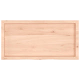 ZNTS Wall Shelf 100x50x cm Untreated Solid Wood Oak 363568