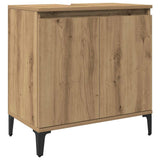 Sink Cabinet Artisan Oak 58x33x60 cm Engineered Wood 857118