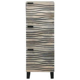 Media Storage Cabinets & Racks White and Black 40 x 33 x 110 cm 4018001