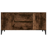 TV Cabinet Smoked Oak 102x44.5x50 cm Engineered Wood 819609