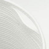 Storage Basket with Lid Brown and White 37x50 cm Cotton 358480