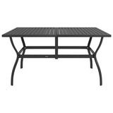 Dining Set Anthracite, Grey Powder-coated steel, Textilene Medium 3060284