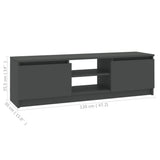 TV Cabinet Grey 120x30x35.5 cm Engineered Wood 800569