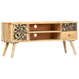 TV Cabinet 100x30x45 cm Solid Mango Wood 247999
