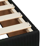 Bed Frame without Mattress Black 80x200 cm Velvet 3284972