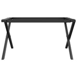 Coffee Table Legs X-Frame 80x70x43 cm Steel 357899