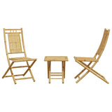 3 Piece Bistro Set Bamboo 3278522