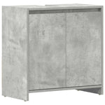 Bathroom Cabinet Concrete Grey 60x33x61 cm Engineered Wood 802646