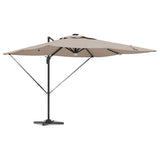 Roma Parasol Taupe 286 x 284 x 270 cm Aluminium and Polyester 42003354