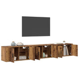 Wall-mounted TV Cabinet Set 3 pcs Old Wood 80 x 34.5 x 40 cm 3415565