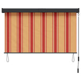 Roller Blind Multicolour 140 x 250 cm Fabric and Aluminum 42037191