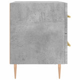 Bedside Cabinet Concrete Grey 40x35x47.5 cm Engineered Wood 827284