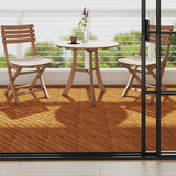 Decking Tiles 10 pcs 30x30 cm Solid Acacia Wood 310120