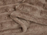 Throw Blanket Camel 270 x 240 cm Fleece 42016916