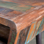 Reclaimed Wood Desk with Iron Legs 241138