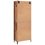 Highboard 2 pcs Old wood Engineered Wood 3394569