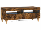 LED TV Cabinet Smoked Oak Engineered Wood 896340