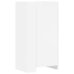 ZNTS Shoe Cabinet White 52x37.5x100 cm Engineered Wood 848437