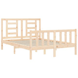 Bed Frame without Mattress 140x200 cm Solid Wood Pine 3192881
