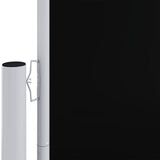 Retractable Side Awning Black 220x1200 cm 318084