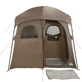Shower Tent 2-Person Brown Waterproof 4009537