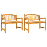 ZNTS 5 Piece Garden Dining Set Solid Wood Teak 3157942