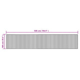 Rug Rectangular Dark Brown100x500 cm Bamboo 376965