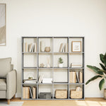 Book Cabinet Grey Sonoma 137.5x29x137.5 cm Engineered Wood 3310294