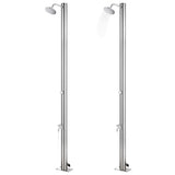 Garden Shower 215 cm Stainless Steel 315940