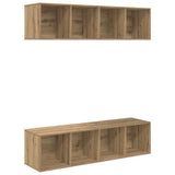 TV Cabinet Set 2 pcs Artisan Oak 37 x 37 x 142.5 cm 3393527
