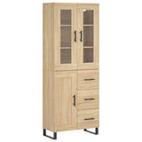Highboard Sonoma Oak 69.5x34x180 cm Engineered Wood 3198684
