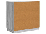 Sideboard Grey Sonoma 66 x 34.5 x 87 cm Engineered Wood 895281