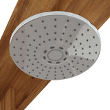 Outdoor Shower 219 cm Solid Acacia Wood and Stainless Steel 903116