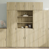 Storage Cabinet Sonoma Oak 80x42.5x225 cm Engineered Wood 3281345