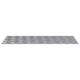 Stair Tread Rectangular 2 pcs Silver 90 x 40 cm Aluminium 4104337