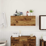 Bathroom Wall Cabinet Old Wood 100x25x40 cm Engineered Wood 860110