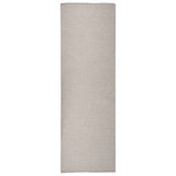 Outdoor Flatweave Rug 80x250 cm Light Grey 340779