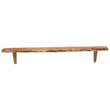 Wall Shelves 2 pcs 110x20x18 cm Solid Wood Acacia 337824