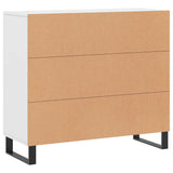 Sideboard White 90x34x80 cm Engineered Wood 828132