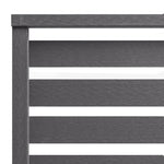 Fence Panel WPC 180x180 cm Grey 318110