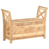 Hall Bench 103x33x72 cm Solid Mango Wood 285904