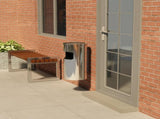 Ashtray Dustbin Silver Stainless Steel Medium Removable Covers 51095