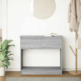 Console Table with Drawers Grey Sonoma 85.5x38.5x74.5 cm 861396