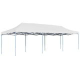 Folding Pop-up Party Tent 3x9 m White 48872
